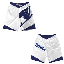 Аниме, сказочный хвост, пляжные шорты с логотипом Гильды, 3D принт, для подростков, мужские быстросохнущие шорты для серфинга, пляжные шорты, штаны, Спортивная Модальная уличная одежда