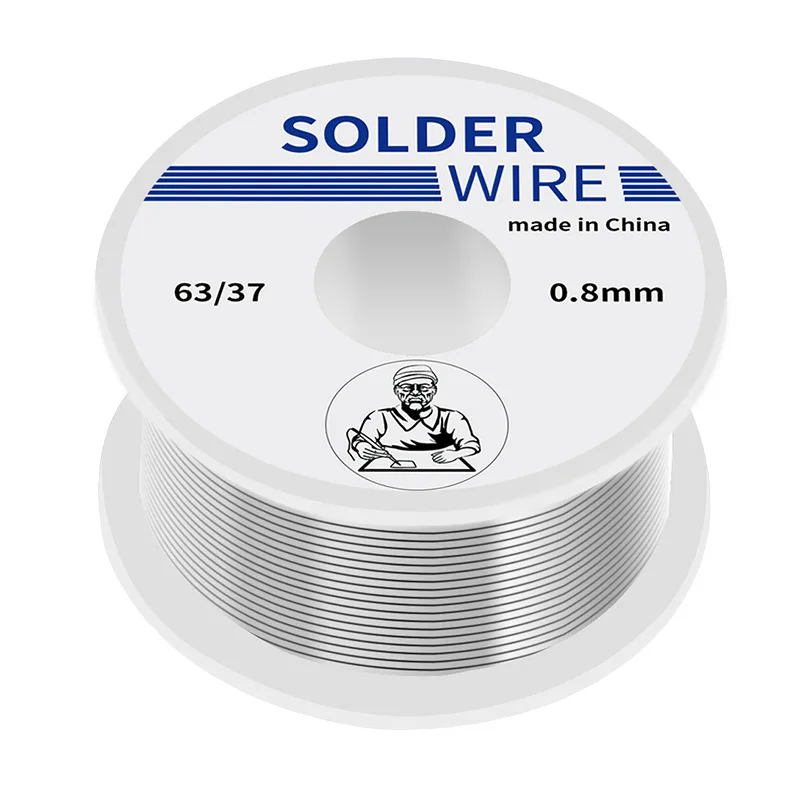 100g New Tin lead Rosin Core Solder Wire 0.8mm 2% Flux Reel Welding line Soldering Roll 1.8mm 1.0mm 1.2mm | Инструменты
