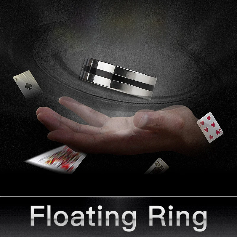 MAGIC RING Tricks Play-Ball Floating Effect of Invisible Magic Props 2019 HOT