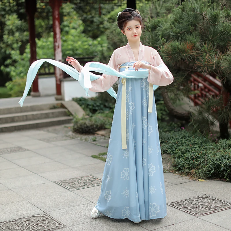 Film And Television Drama Princess Hanfu Ancient Costume Full Chest Skirt Zhao Lusi Tang Dynasty Dance Performance |