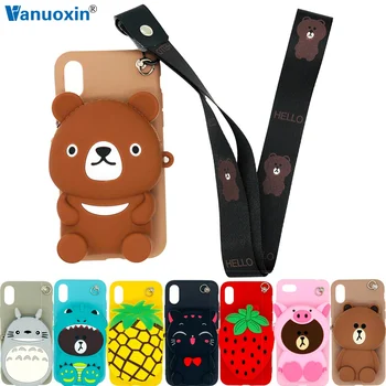 

Vanuoxin Zipper Wallet Phone Cases for Huawei P30 P20 Lite Case for Huawei Mate 30 10 20 Pro Case Cute Cartoon Soft Back Cover