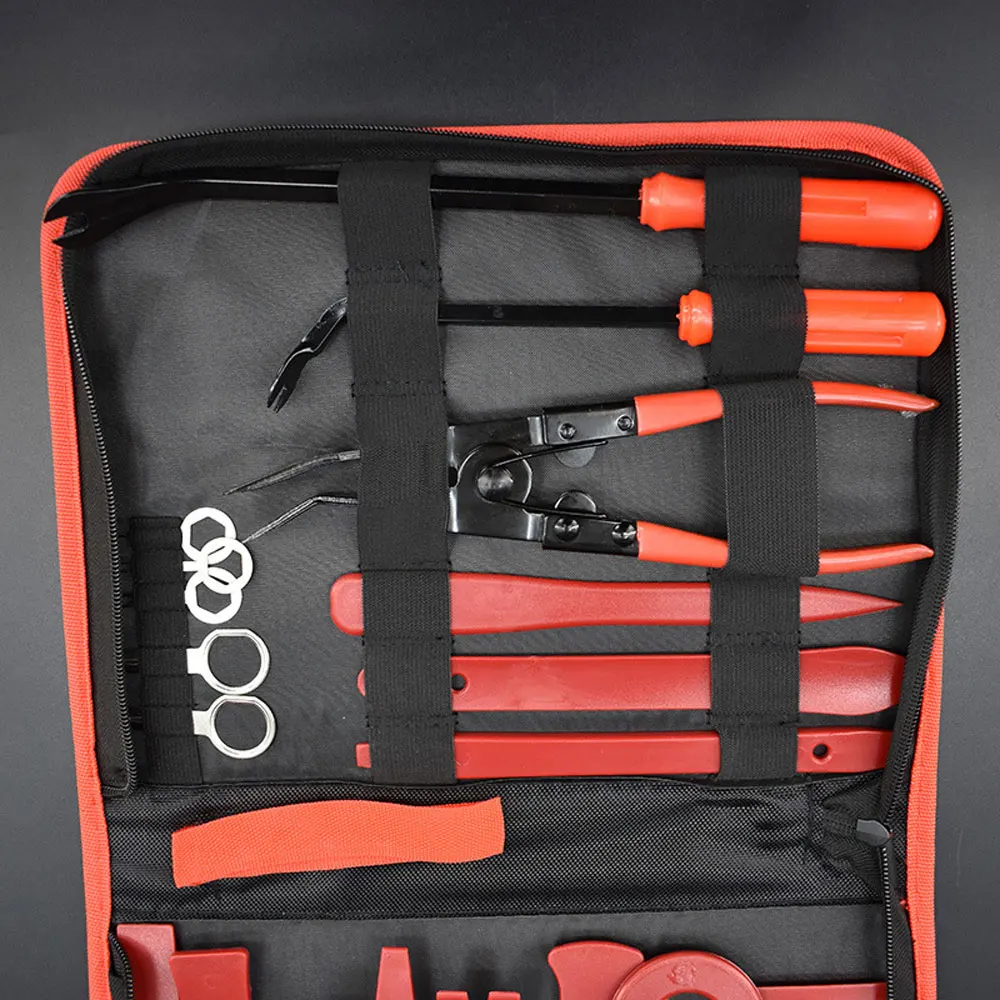 19 Pieces Set Car Audio Disassembly Tools Car Audio Modification Disassembly Tool Special Tool for Auto Parts