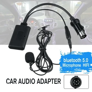 

Car 8Pin Bluetooth 5.0 AUX o HIFI Cable Adaptor Microphone for Alpine KCM-123B M-BUS