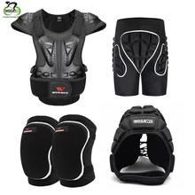 WOSAWE защитные лыжные куртки для взрослых задняя Грудь протектор для позвоночника защита велосипеда Броня жилет мотоцикл велосипед Спорт сноуборд одежда