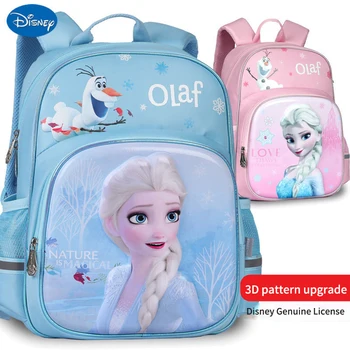 

Disney Elsa Cartoon Youth Children Backpack Children Lightweight Waterproof Handbag Large Capacity Fashion Kindergarten Backpack