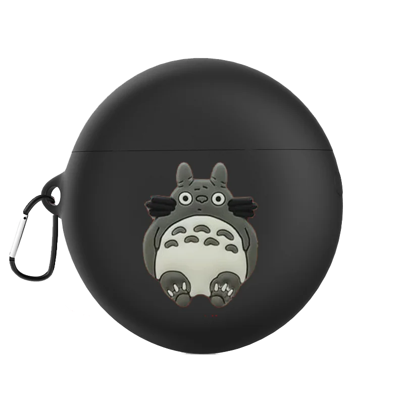 Black 16 AKBNSTED милый мультфильм шаблон силиконовый защитный чехол для huawei Freebuds 3 беспроводной Bluetooth наушники Замена чехол - Цвет: Black 16