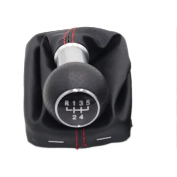 

5 / 6 Speed 12mm/23mm Car Leather Gear Shift Knob Gaiter Boot Cover For Audi A3 S3 8L 1.6L 1996-2003 Car Styling Accessories