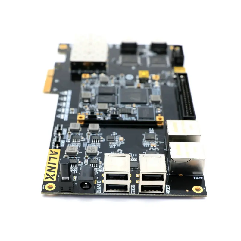 Черная Золотая плата Alinx XILINX FPGA ZYNQ ARM 7015 PCIE Zedboard AX7015|Демонстрационные стенды| |