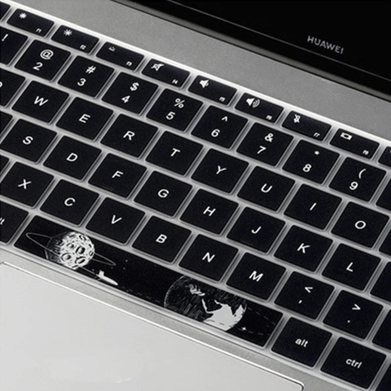 Пылезащитный Водонепроницаемый чехол для клавиатуры Huawei Matebook 13 US силиконовый