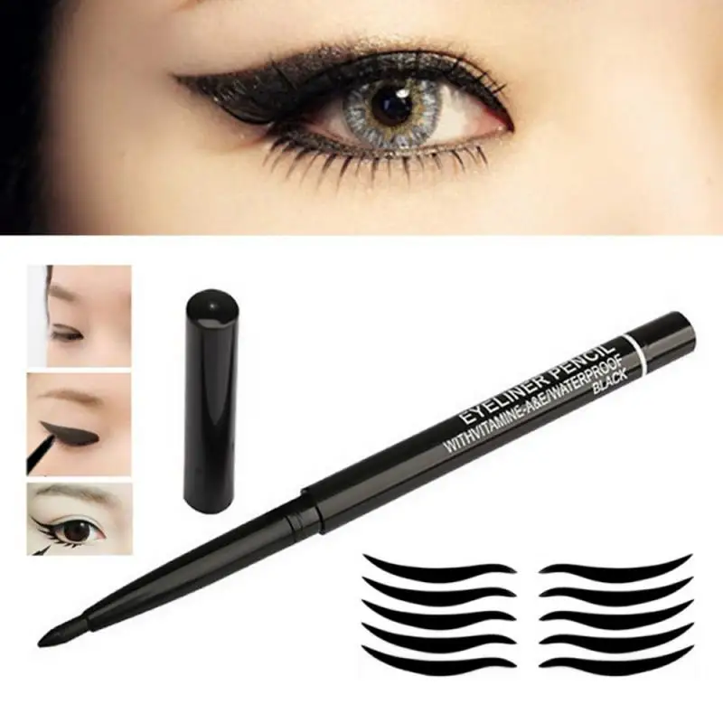 

1Pc Professional Liquid Eyeliner Pen Beauty Make Up Black Eye Liner Pencil 24 Hours Long Lasting Water-Proof Eyeliner TSLM2