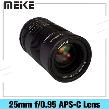 

Meike MK-4/3-25-0.95 25mm f/0.95 Aperture Manual Focus Lens APS-C For Panasonic Olympus Canon EF-M Mirrorless Cameras