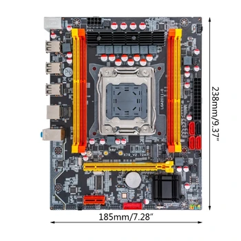 

X79 Chip Computer Motherboard SATA3 PCI-E NVME M.2 SSD Support REG ECC Memory B85A