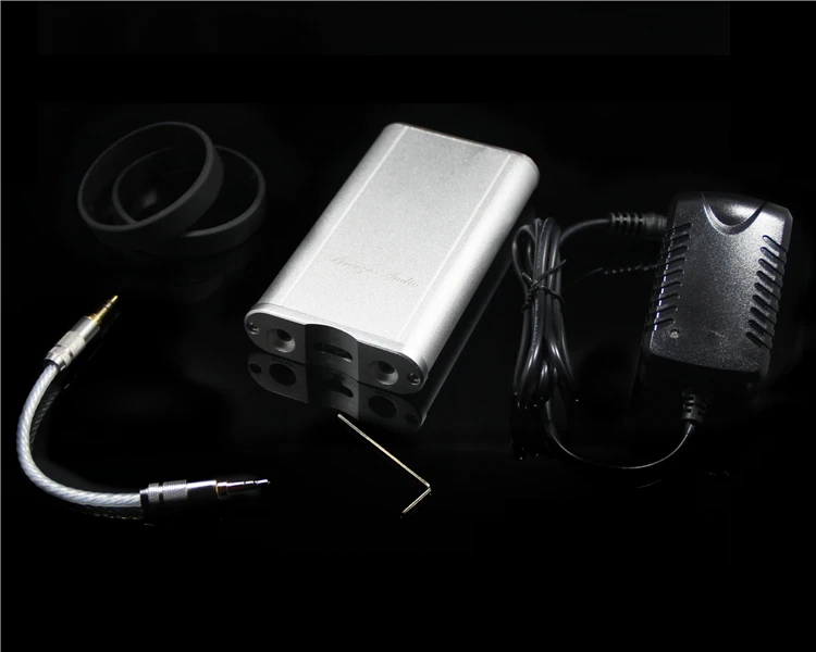 E18 Fully Discrete Dual Differential Pure Class A Portable Headphone earphone AMP Amplifier with 4000ma battery