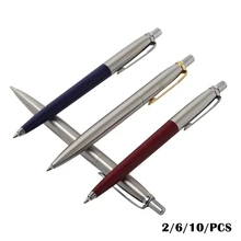 Oficina pluma comercial Bolígrafo de metal papelería regalo core disolventes automático bola bolígrafos para la escuela Oficina 0,7mm recambios