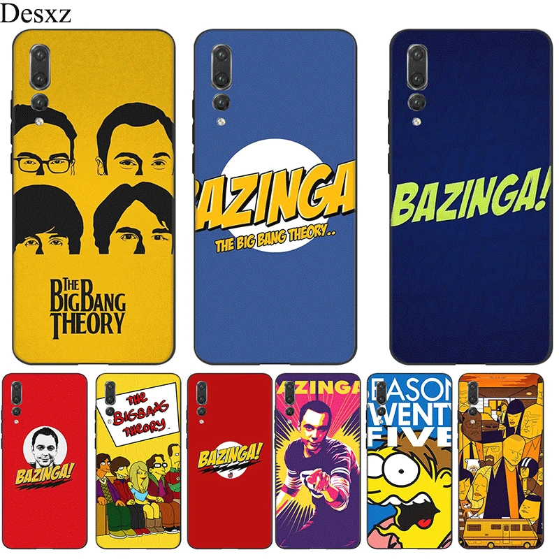 Мобильный Силиконовый чехол для телефона huawei P30 P20 P10 P9 P8 Lite Pro P Smart Z Cover Bazinga The Big Bang