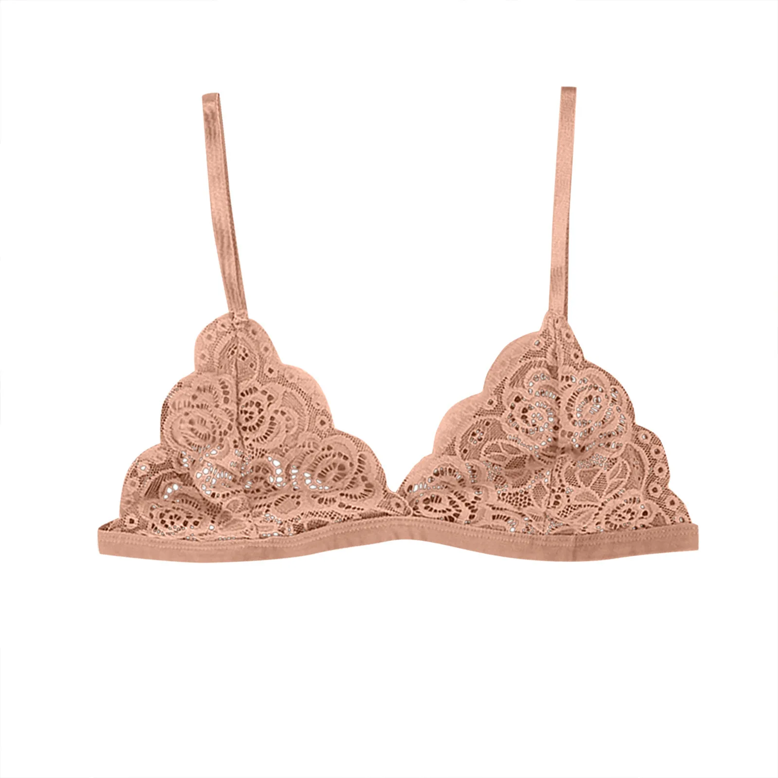 Women Lingerie Bra Floral Lace Wire Free Bralette