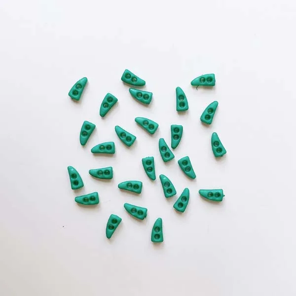 Doll clothes diy accessories mini button mini horn multicolor 6.2x 3mm - Цвет: Золотой