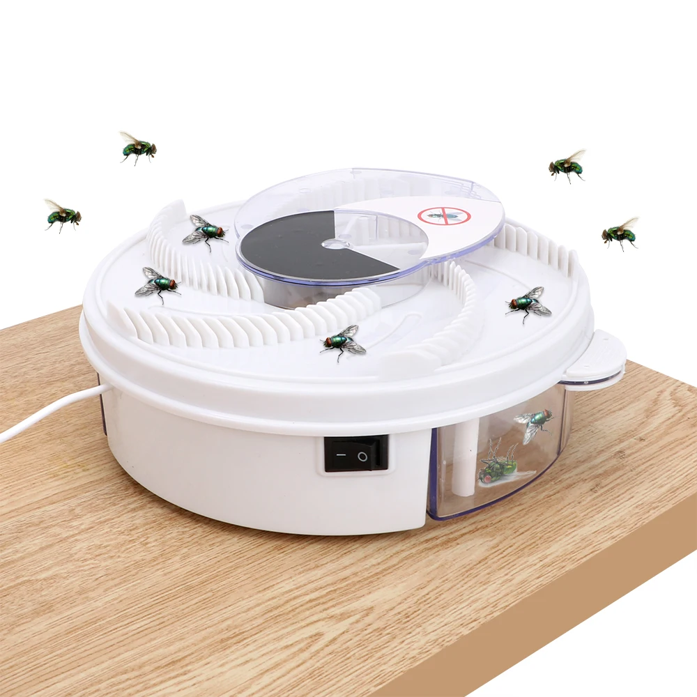 DIYWORK Electric Fly Trap Pest Reject Control Catcher USB US/EU Plug Insect Traps Mosquito Flying Fly Killer