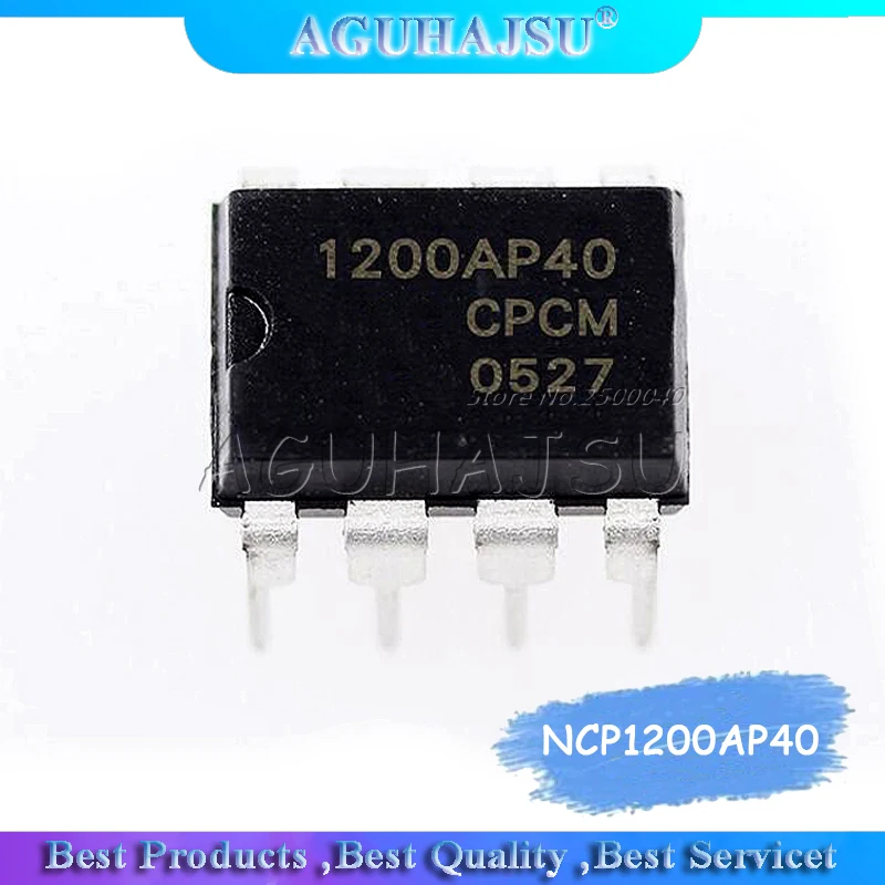 10 шт. NCP1200AP40 = NCP1200P40 NCP1200 ЖК-чип питания 1200AP40 | Электронные компоненты и