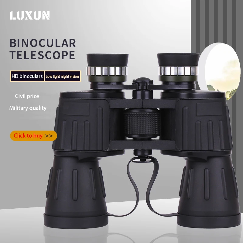 Профессиональный бинокль LUXUN Power ful 60x50 оптика мощный HD для охоты и туризма военный