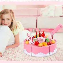 Детские кухонные игрушки DIY, режущий торт на день рождения, ролевые игры, игрушки для еды