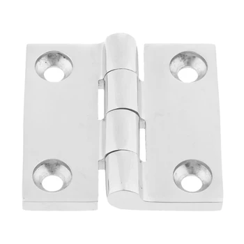 

1pc 50 x 50mm DOOR HINGES BOAT STAINLESS STEEL MARINE SQUARE HINGE