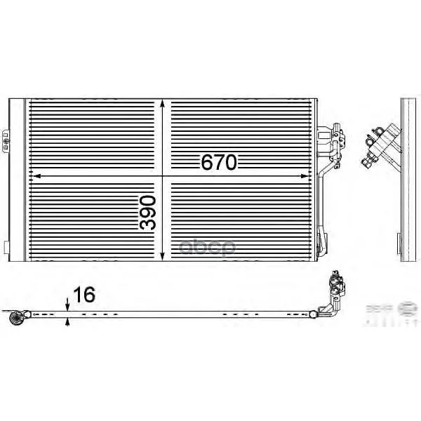 Конденсатор HELLA арт. 8FC351343-011