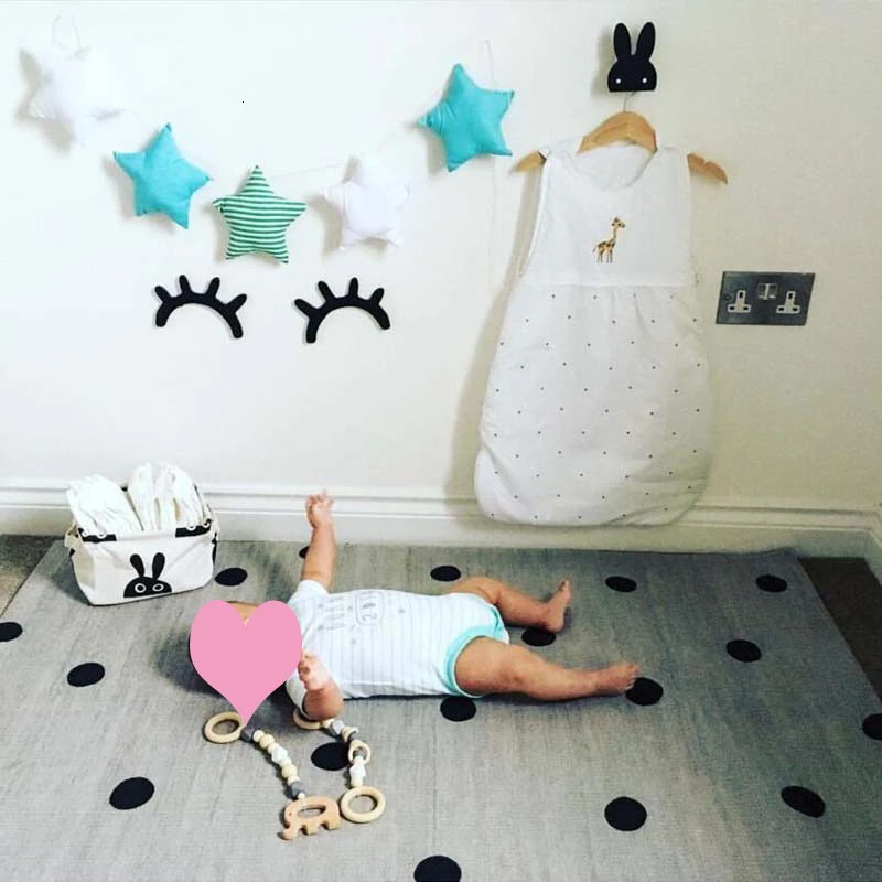 Koodykids декор для детской комнаты скандинавские хлопковые гирлянды со звездами Настенный декор для детской комнаты Звездный Декор реквизит для детской фотосъемки