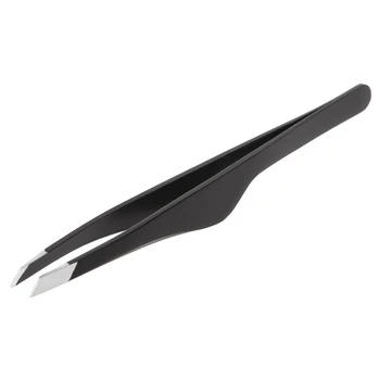 

Pro Women Eyebrow Tweezers Hair Beauty Slanted Stainless Steel Tweezer Tool N1HF