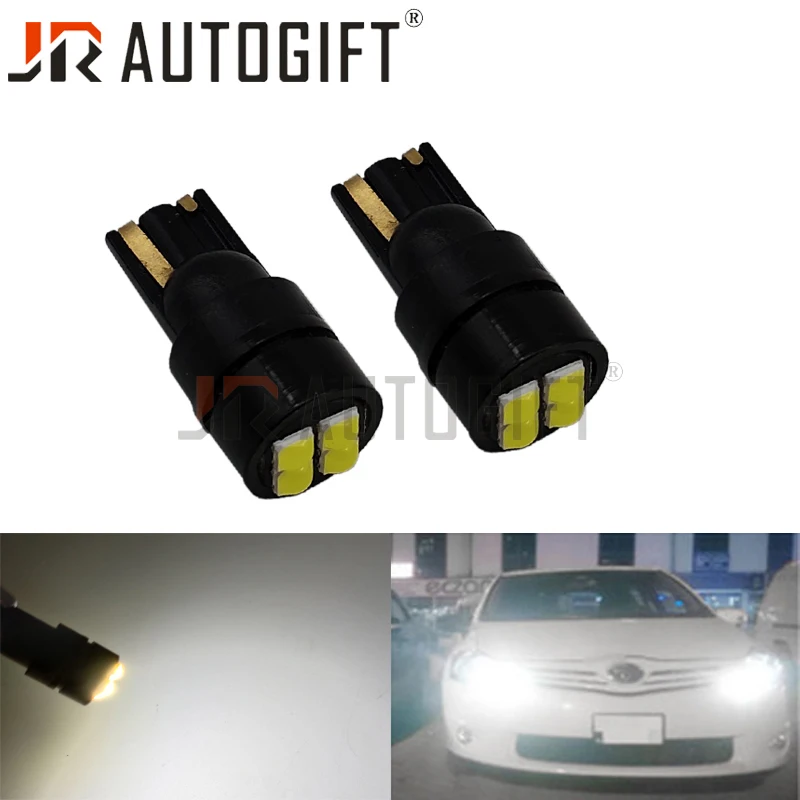 

100Pcs Bright T10 W5W High Quality 168 194 LED Car Interior Reading Light Marker Lamp 3030 4SMD LED Auto Wedge Parking Bulb