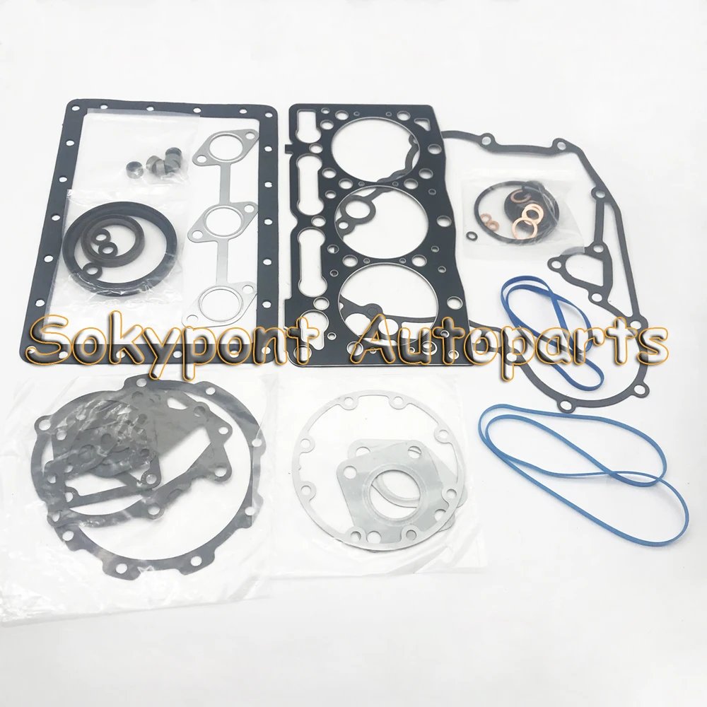 High quality D1305 full gasket kit+cylinder head gasket For Kubota excavator 1 pc