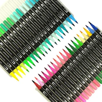 

100 Color Bushes for Marker Pen Drawing Pen Color Sketch Mark Art Set