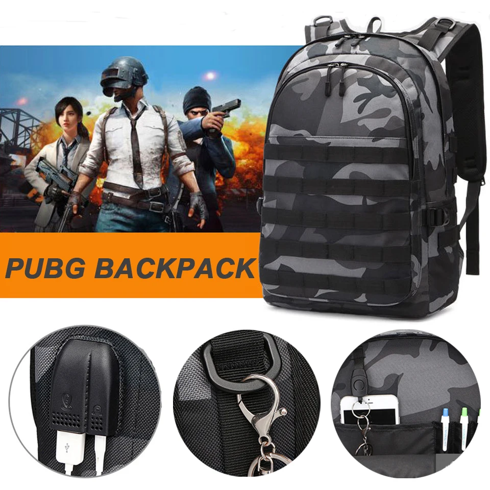 

PUBG Backpack Tactical Military Waterproof Outdoor Backpacks Men Male Back Pack Assault Rucksack Bag Laptop 15.6 Inch Bagpack