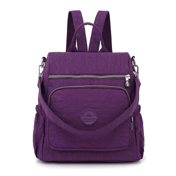 

LKEEP Nylon Backpack Women Casual Backpacks Ladies High Capacity Back To School Bag Teenage Girls Travel Students Mochila Bolsa