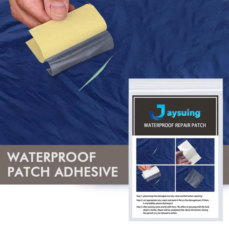 5er set impermeable reparación Patch adhesive para exterior camping tienda verde 
