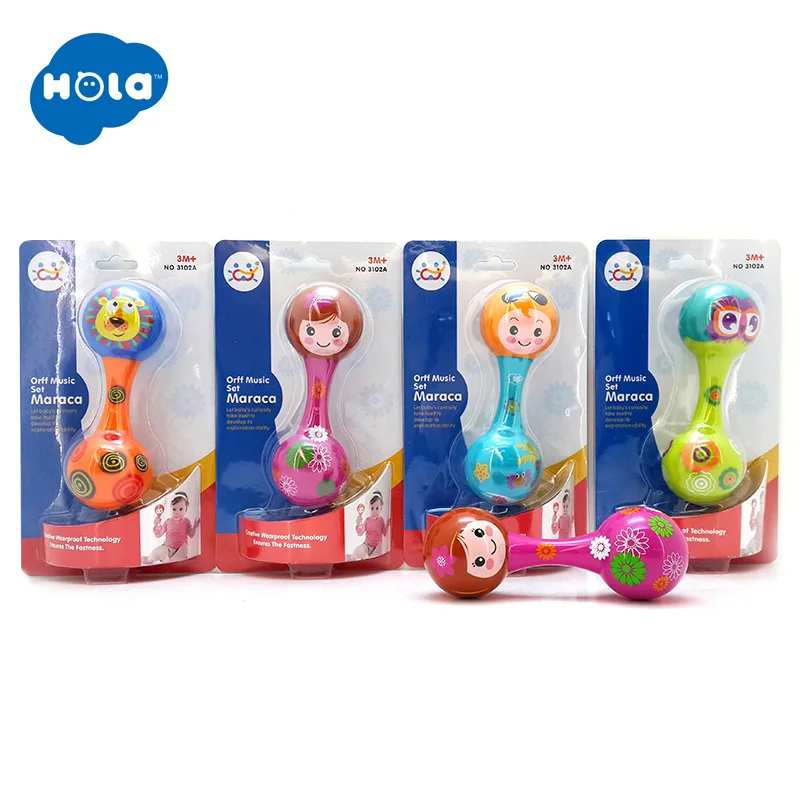 HOLA TOYS 3102A детские игрушки куклы Музыкальные инструменты погремушки игрушки - Цвет: ORIGINAL BOX