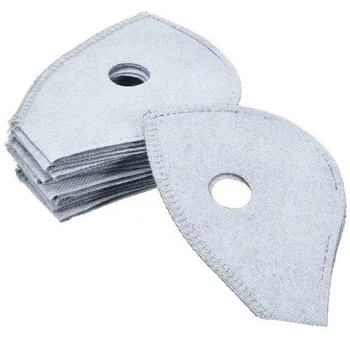 

Deodorant 4-Layer Activated Carbon Filter Anti Smoke Dust Air Purifing Face Mask (Pack of 10 )