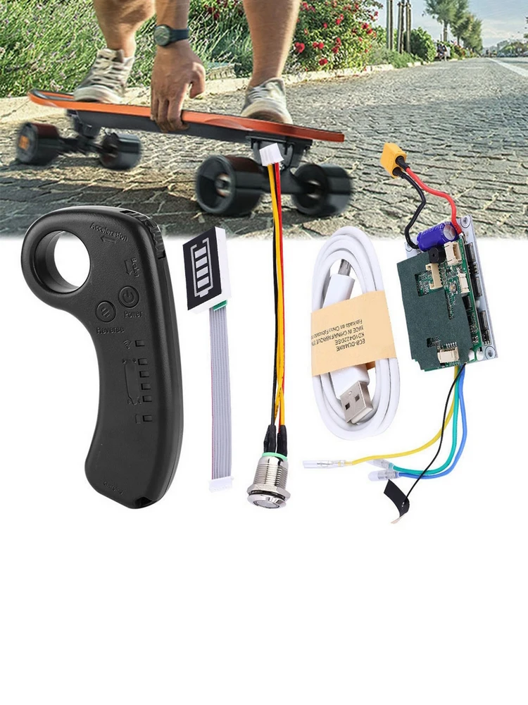 36A Dual Motor Electric Longboard Skateboard Controller ESC Replace Control Kit 