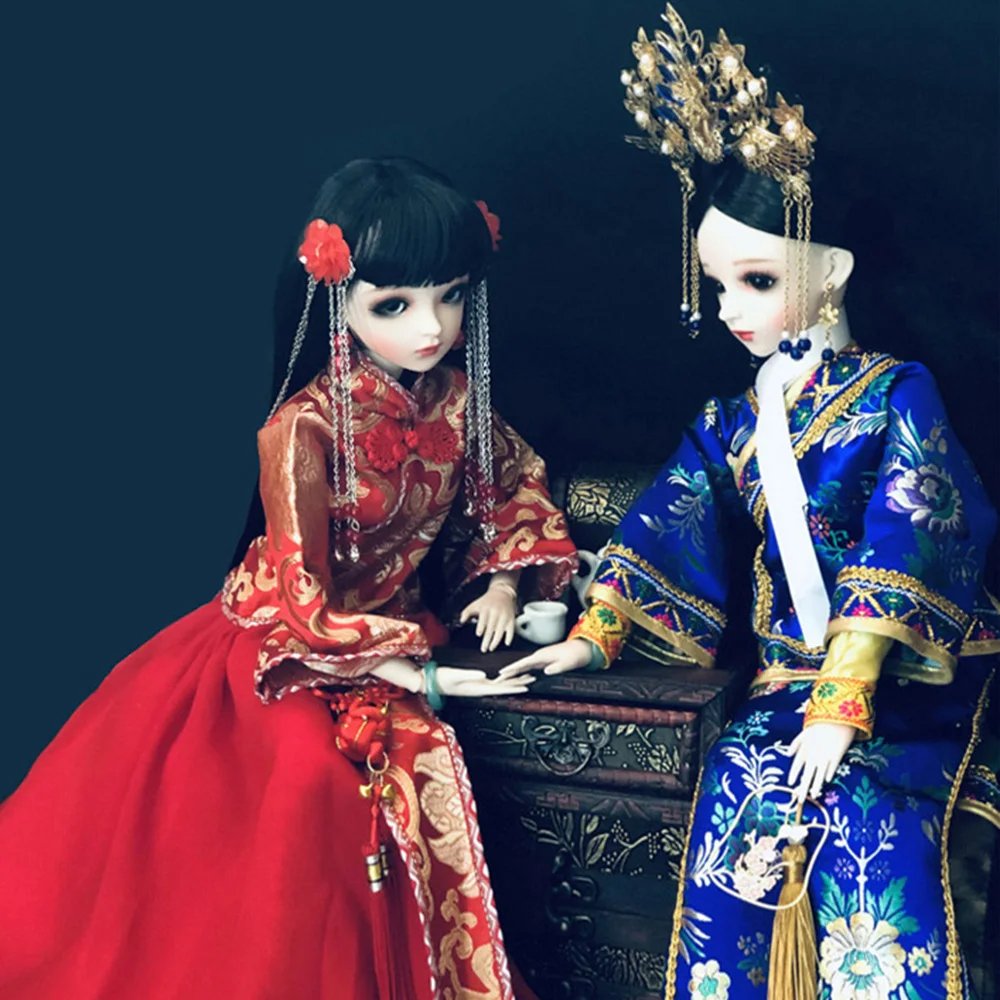 BJD 60 см Классическая красивая кукла с древний дворец платье Одежда BJD кукла с макияж ручной работы девушки игрушки подарок