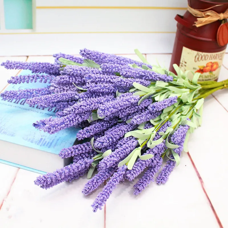 Полиэтиленовая Лавандовая пена аксессуары для домашнего декора искусственные