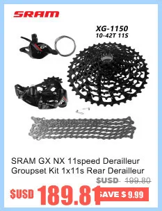 Переключатель SRAM набор групп 11 скоростей NX задний переключатель триггерный переключатель передач цепь 42 т маховик 170 мм коленчатая Звездочка GXP центральная ось