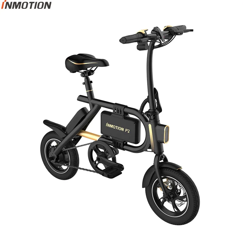 EU PLUG INMOTION P2F EBIKE складной велосипед мини велосипед электрический скутер литий-ионный аккумулятор 350 Вт CE RoHS FCC - Цвет: EU PLUG