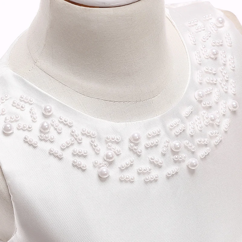 Модное бальное платье для девочек свадебное на день рождения с бантом