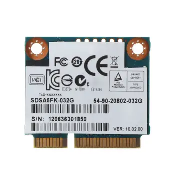 

Half Size MSATA 32G SDSA5FK-032G Adapter Card Converter for PC Computer X6HA