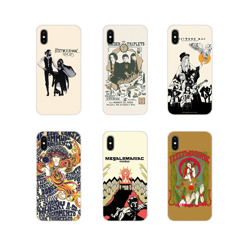 Силиконовые чехлы с изображением Fleetwood Mac плакат для Huawei G7 G8 P8 P9 P10 P20 P30 Lite Mini Pro P Smart