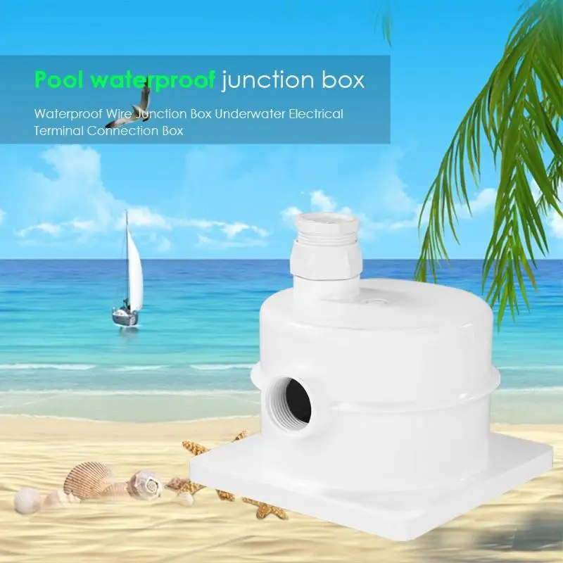 

Waterproof Junction Box Dustproof Leakproof Corrosion-Resistant Swimming Pool Lamp Underwater Decor Light Accessories