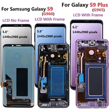 

3A+ original For Samsung S9 LCD s9 plus Display Touch Screen Digitizer For Samsung GALAXY S9 G960f G9600 S9 Plus G965 g9650 lcd