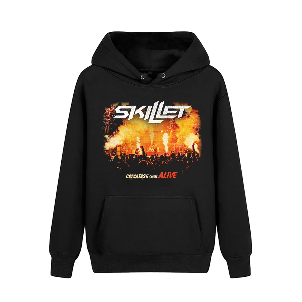 3 5 видов конструкций Skillet band рокер пуловер Толстовка Rock приятная мягкая теплая верхняя одежда с капюшоном, хэви-метал, панк, Спортивная кофта, худи из флиса, верхняя одежда - Цвет: 3