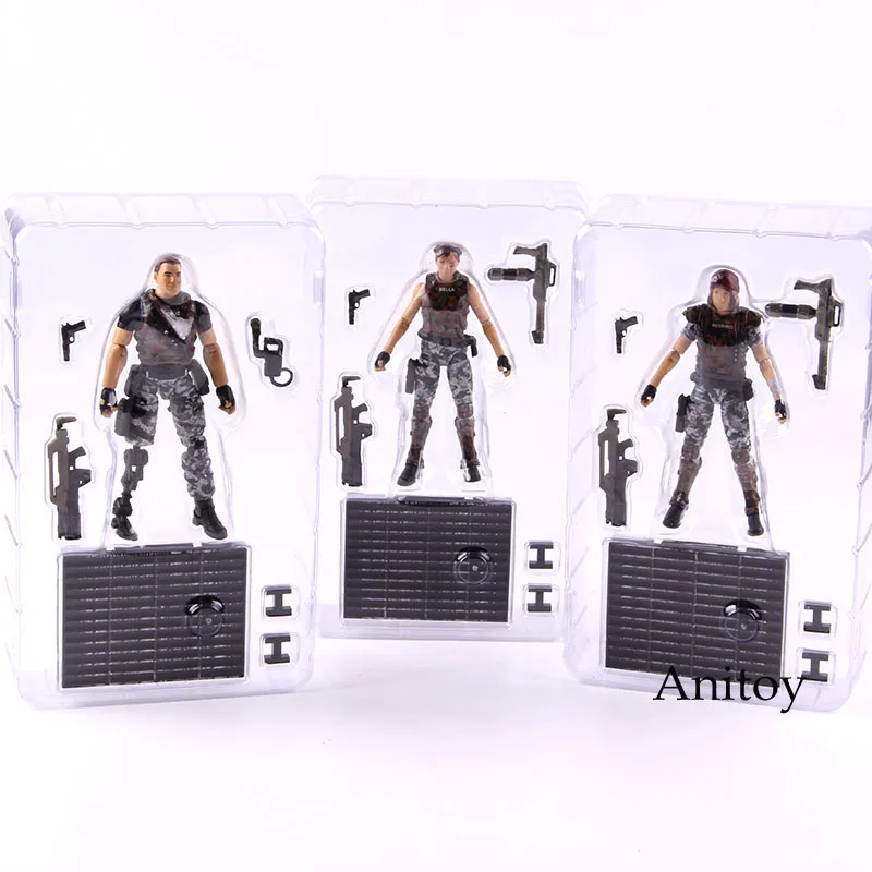 Hiya игрушки Aliens Colonial Marines Cruz Bella Redding 1:18 Масштаб Solider Модель ПВХ фигурка коллекционная игрушка 3 шт./компл