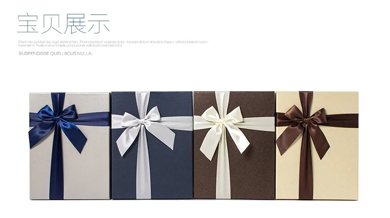 Простой Синий бумажная упаковка подарочная коробка день рождения cajas de regalo Косметика День Святого Валентина коробка